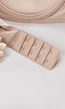 Beige T-Shirt BH met Kruisbare Bandjes