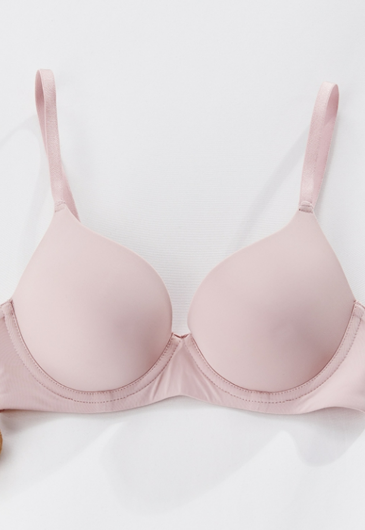 Gladde Lichtroze BH  met Beugels
