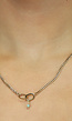 Stainless Ketting met Ringen en Kraaltje