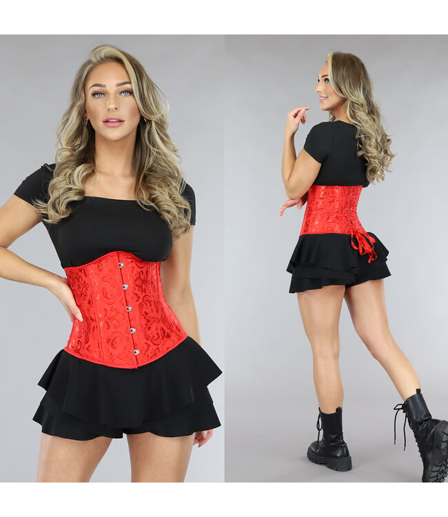 Scotch & Soda trui met tekst en borduursels roze/rood/groen