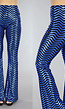 Flair Broek met Blauwe Zigzag en Glitters