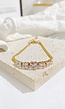 Gouden Sparkle Armband met Diamantjes