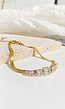 Gouden Sparkle Armband met Diamantjes