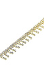 Gouden Strass Armband met Hangertjes