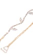 Gouden Leaf BH Band met Strass