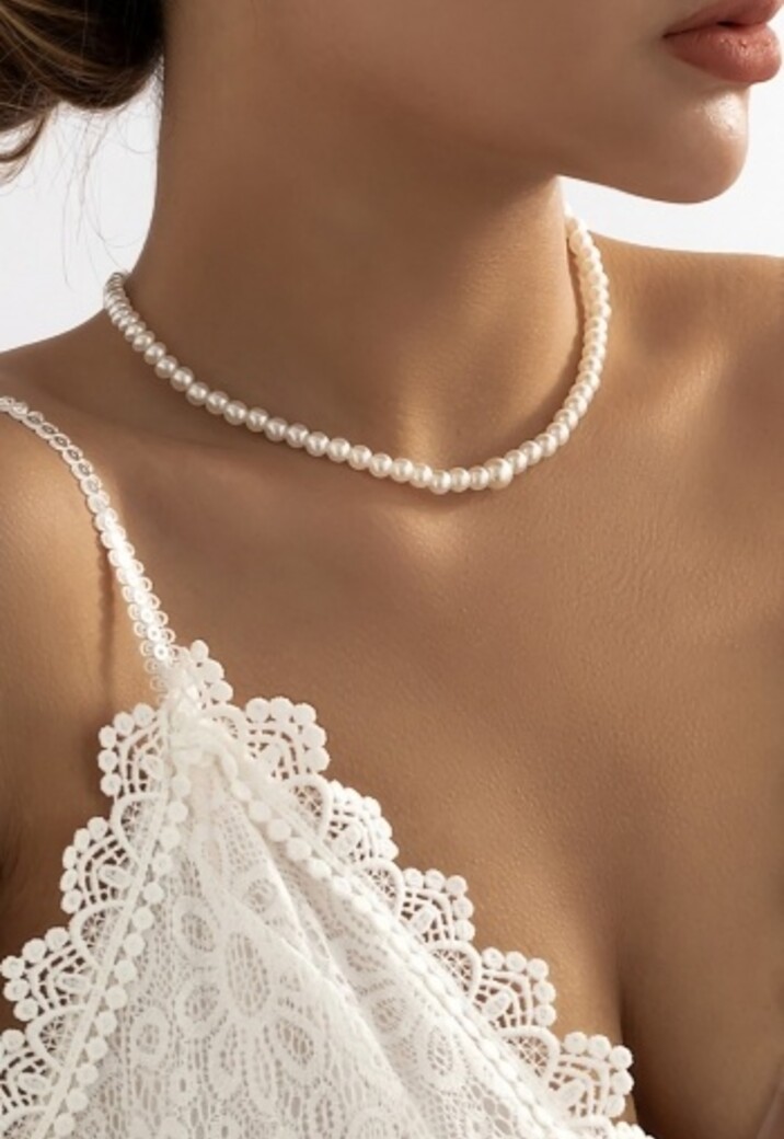 Zilveren Ketting met Parels en Hanger