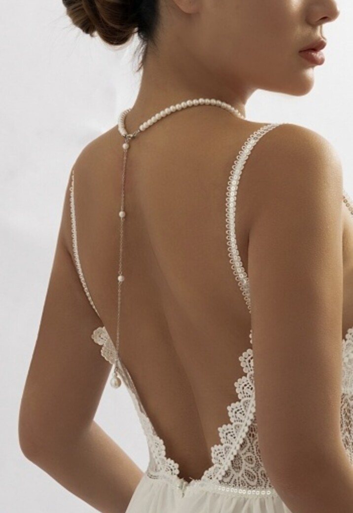 Zilveren Ketting met Parels en Hanger