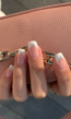 French Manicure met Strass Nepnagels
