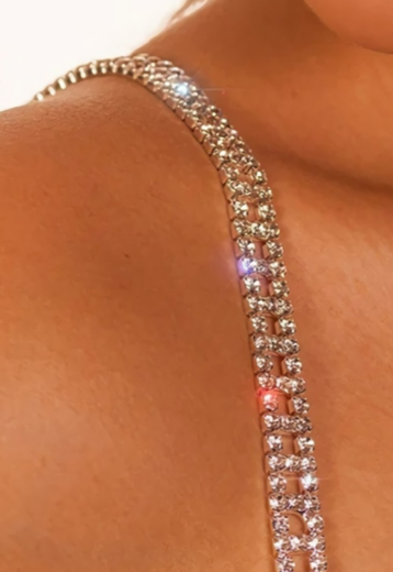 Zilveren Verstelbare BH Band