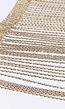 Gouden Waterval Strass Bodychain met Gesp