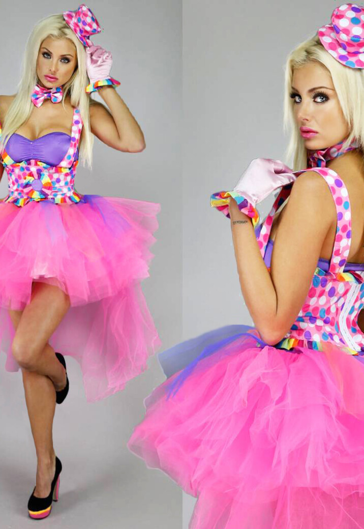 Popping Candy Clown Kostuum