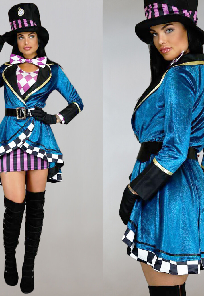 Velvet Mad Hatter Kostuum