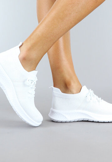 OP=OP! Witte Slip On Sneakers