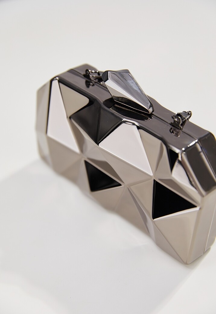 Kleine Metallic Clutch