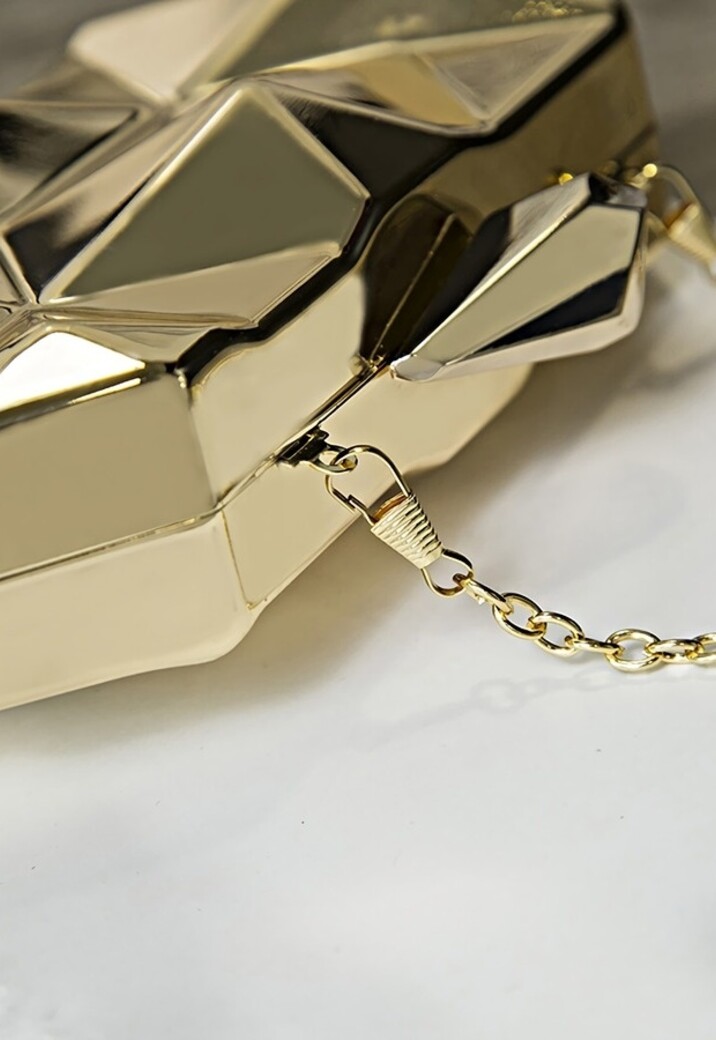 Kleine Metallic Clutch