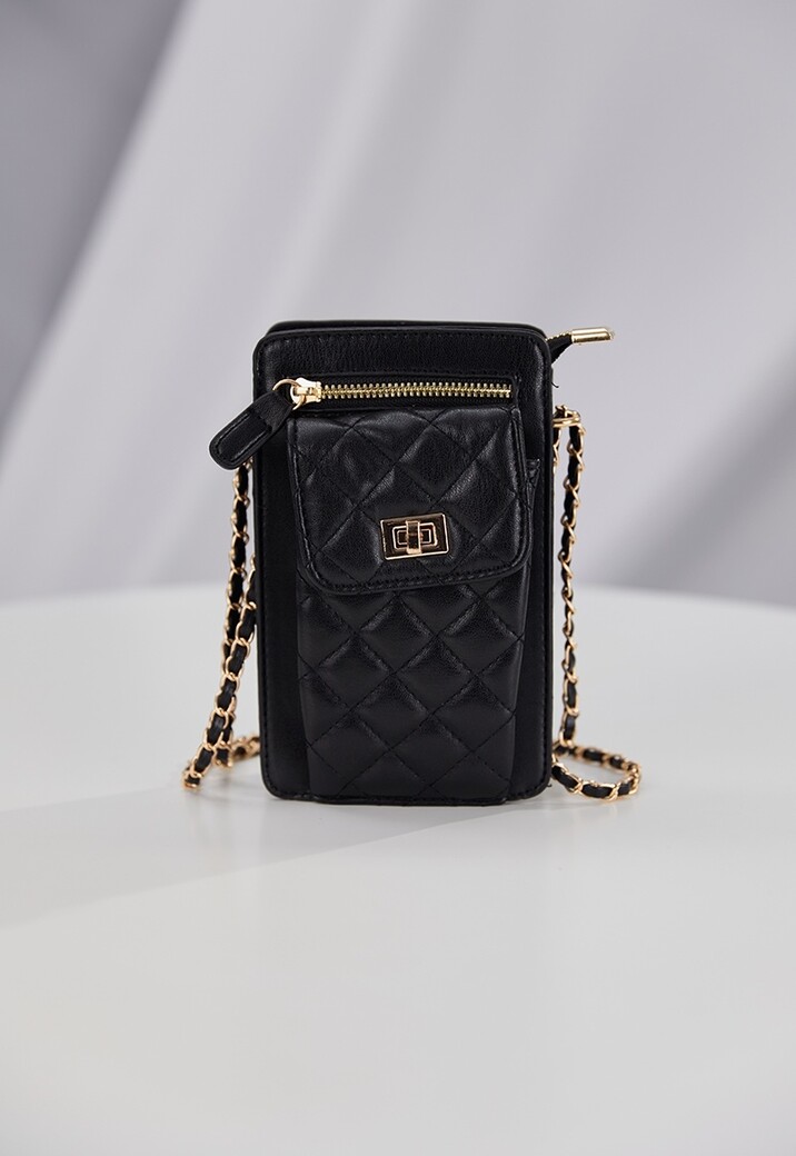 Telefoon Tasje met Ruit Detail