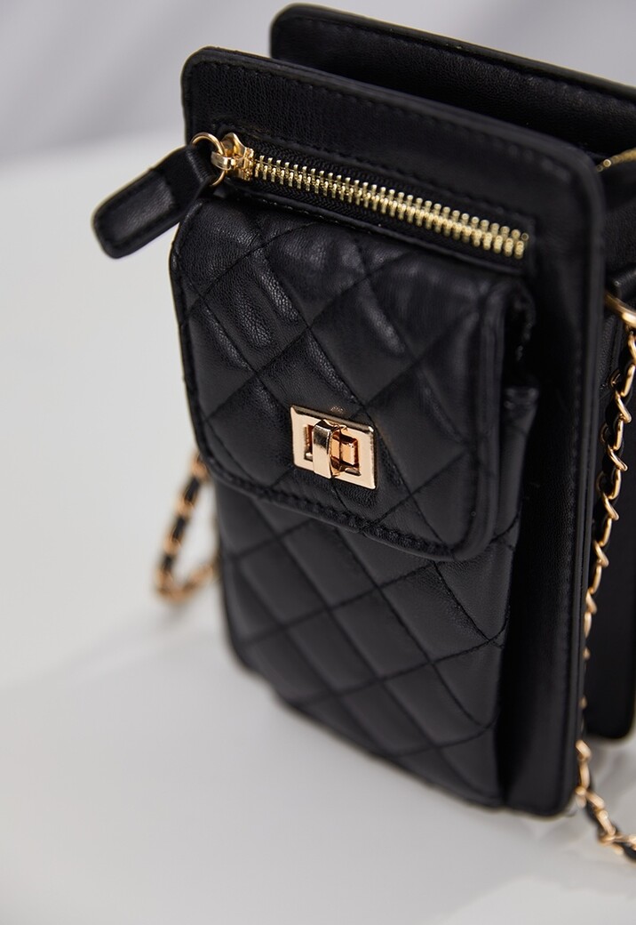 Telefoon Tasje met Ruit Detail