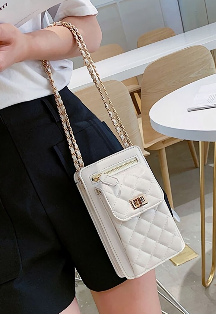 Telefoon Tasje met Ruit Detail