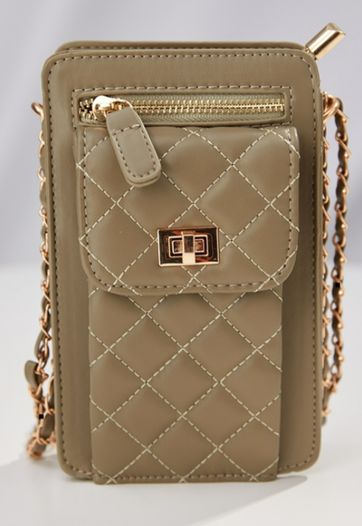 Telefoon Tasje met Ruit Detail