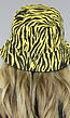 Gele Zebra Bucket Hat