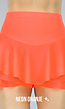 Geplooide Neon Oranje Skort