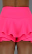 Geplooide Neon Roze Skort