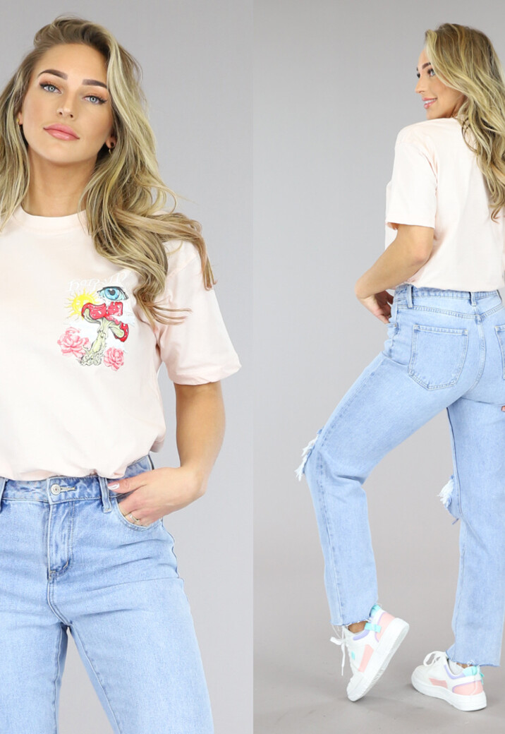 Zalmroze Oversized Trippy T-Shirt