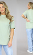 Lichtgroen Basic Oversized T-Shirt