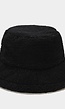 Zwarte Teddy Bucket Hat