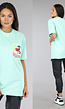 Mint Oversized Trippy T-Shirt