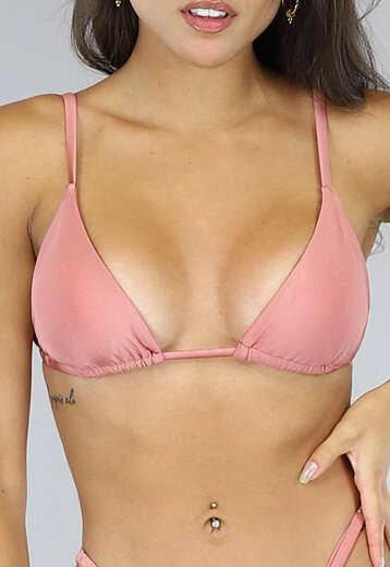 BF2023 Oud Roze Triangel Bikinitopje