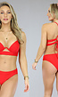 Basic Rood Bikinibroekje