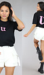 Uwantisell™  Brand Oversized T-Shirt Zwart