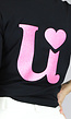 Uwantisell™  Brand Oversized T-Shirt Zwart