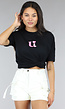 Uwantisell™  Brand Oversized T-Shirt Zwart