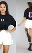 Uwantisell™  Brand Oversized T-Shirt Zwart