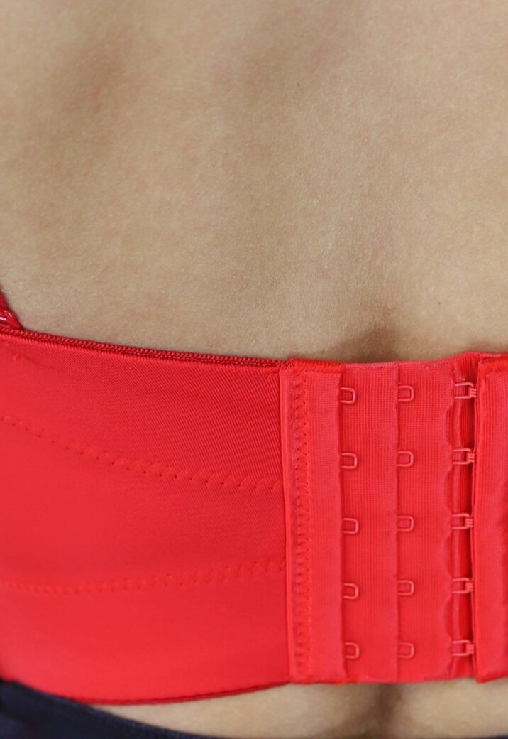 Strappy Rode Sexy Bustier met Cups