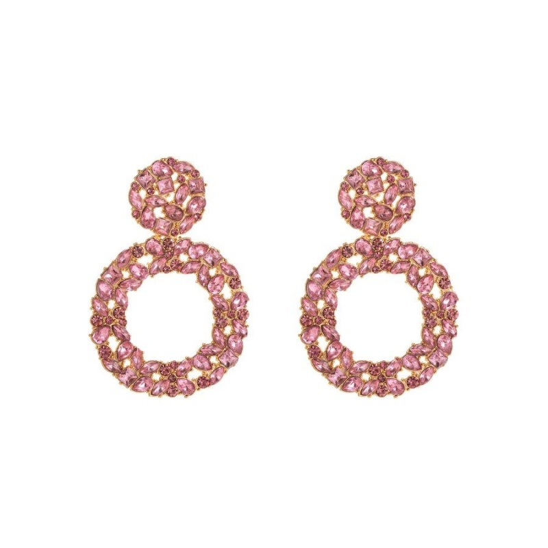 Donne Scintillante Sirena Spalline sottili Fucsia Paillettes Lungo Abito da ballo con Set di Accessori – it
