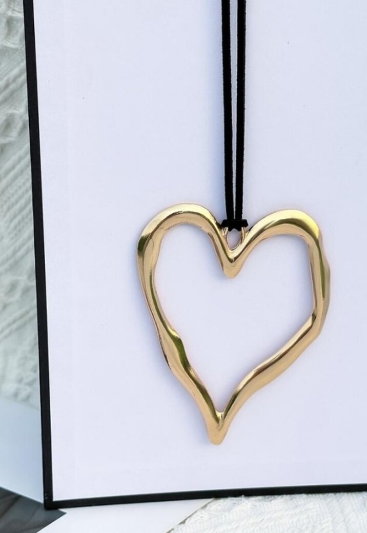 Groot Hart Ketting Goud