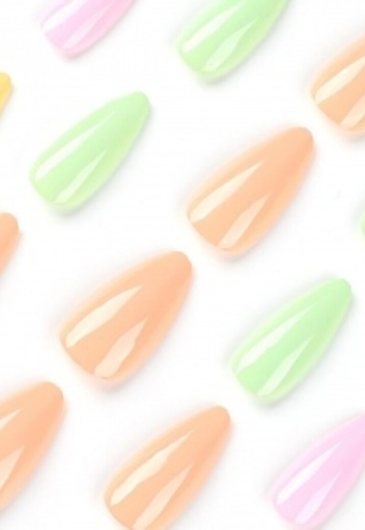 Pastel Multicolor Kunstnagels