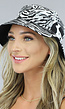 Zwarte Dieren Print Bucket Hat