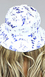 Wit met Blauwe Baby Bucket Hat