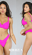 Neon Roze Bikinibroek met Overslag