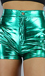 Groene Metallic Short