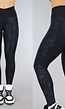 Wetlook Sport Legging met Slangenprint