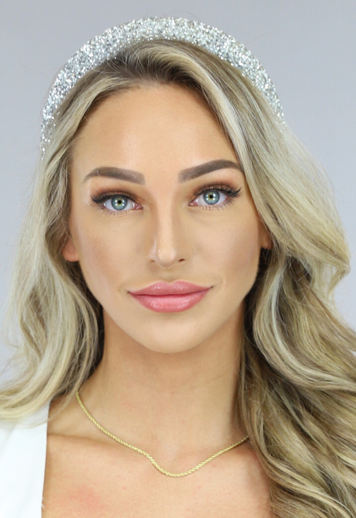 Zilveren Glitter Diadeem