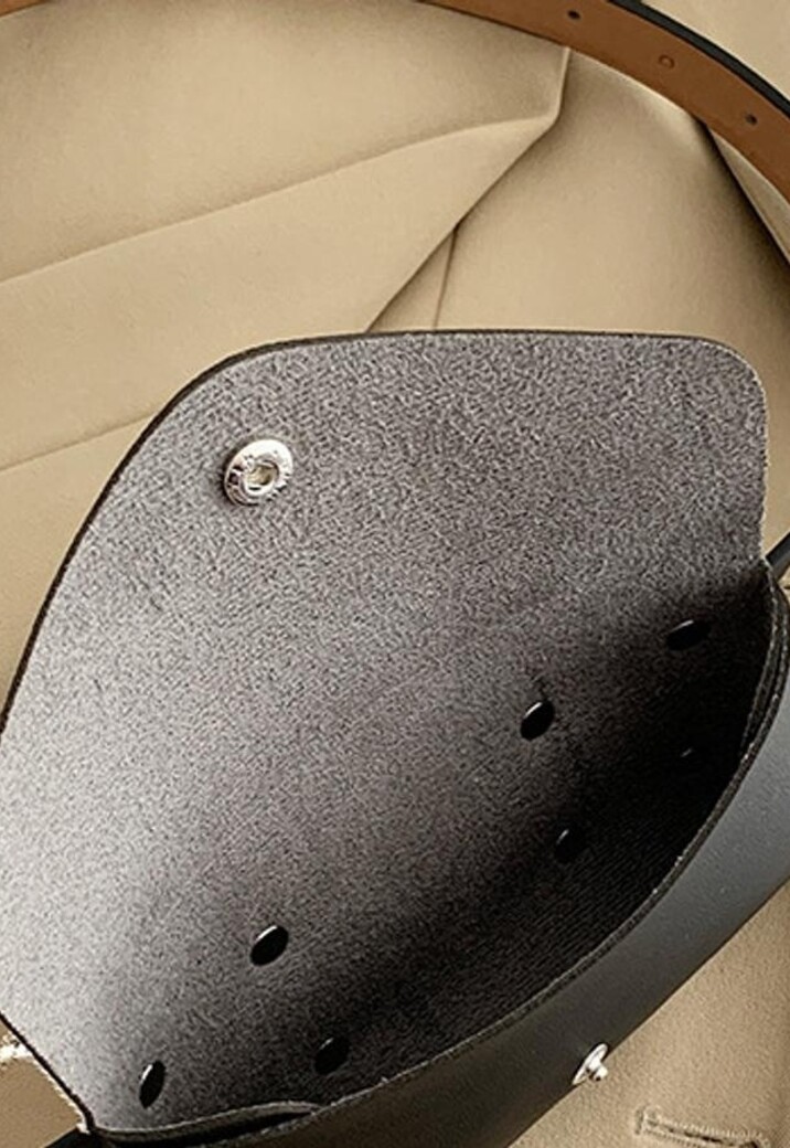 Kleine Zwarte Heuptas met Strass