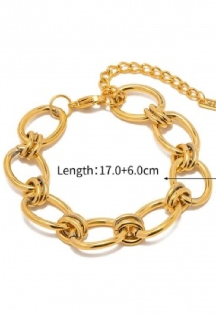 Gouden Statement Chain Armband