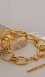 Gouden Statement Chain Armband