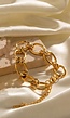 Gouden Statement Chain Armband